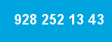 928 252 13 43 928 252 13 43
